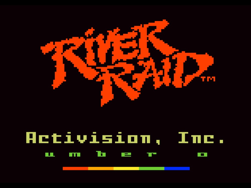 Title Screen of River Raid for Intellivision